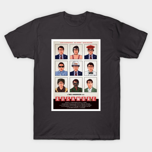 Rushmore alternative movie poster T-Shirt by chrisayerscreative